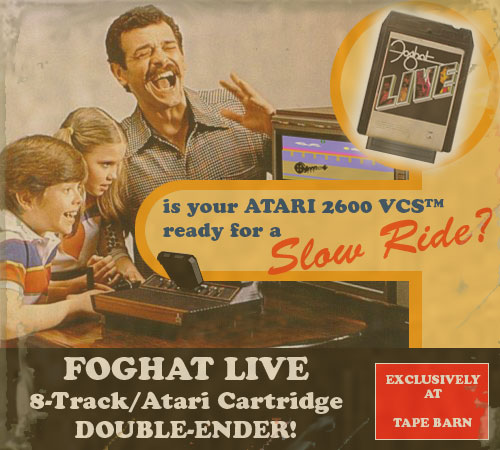 The Original Ad for the Foghat Interactive 8-Track